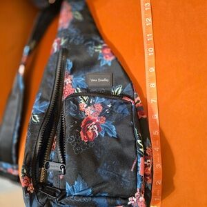 Vera Bradley Midnight Floral Sling Bag